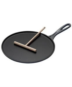 Le Creuset Le Creuster Gietijzeren Pannenkoekpan - Mat Zwart - 27cm -Pot Verkoopwinkel 1000x1200 1