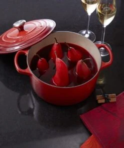 Le Creuset Signature Braadpan - 4,2 L - 24 Cm - Kersenrood -Pot Verkoopwinkel 1009x1200 1