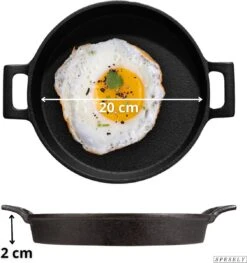 Spesely® Gietijzeren Pan Met Handvaten - Koekenpan - Hapjespan - Diameter 20cm - Gietijzeren Pan Bbq 8 Spesely® Gietijzeren Pan Met Handvaten - Koekenpan - Hapjespan - Diameter 20cm - Gietijzeren Pan Bbq -Pot Verkoopwinkel 1128x1200