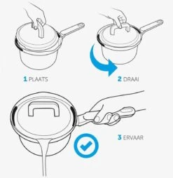 BK Flow Cool Pannenset - 9-delig - Veilig Afgietsysteem - Inductie -Pot Verkoopwinkel 1167x1200