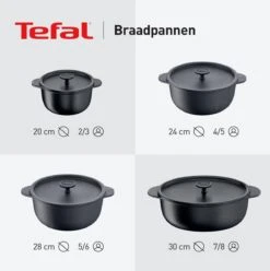 Tefal Trattoria Braadpan - Ø28 Cm - Inclusief Deksel 40 Tefal Trattoria Braadpan - Ø28 Cm - Inclusief Deksel -Pot Verkoopwinkel 1194x1200 2