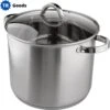 T.R. Goods - Soeppan RVS 8.5 Liter Met Deksel - Rvs - Met Deksel - 24 Cm - Geschikt Voor Inductie -Pot Verkoopwinkel 1196x1200 7