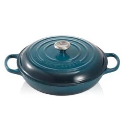 Le Creuset Braadpan Campagnard Signature Deep Teal - ø 30 Cm / 3.5 Liter -Pot Verkoopwinkel 1197x1200 6