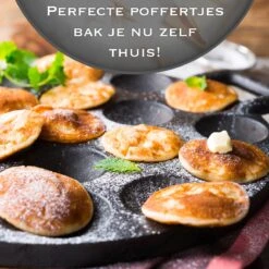 IRONO Poffertjespan Set - Incl. Doseerfles, Kwast En Vork - Poffertjespan Inductie En Electrisch - Poffertjesmaker 19 Poffertjes - Poffertjes Maken - Spuitfles - Cadeau Voor Mannen En Vrouwen -Pot Verkoopwinkel 1198x1200 22