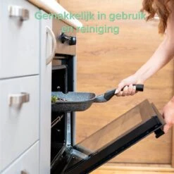 Coninx Grillpan 28CM - Steakpan - Afneembare Handgreep - PFAS-vrij - Grijs -Pot Verkoopwinkel 1199x1200 5