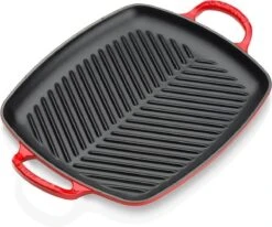 Le Creuset Rechthoekige Grill 30cm Kersenrood -Pot Verkoopwinkel 1200x1002 2