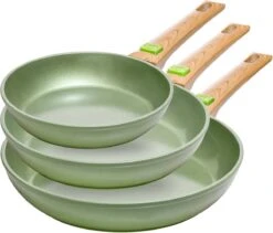 Just Vegan Koekenpan ECO Met Afneembaar Handvat 20 Cm Aluminium Groen -Pot Verkoopwinkel 1200x1024