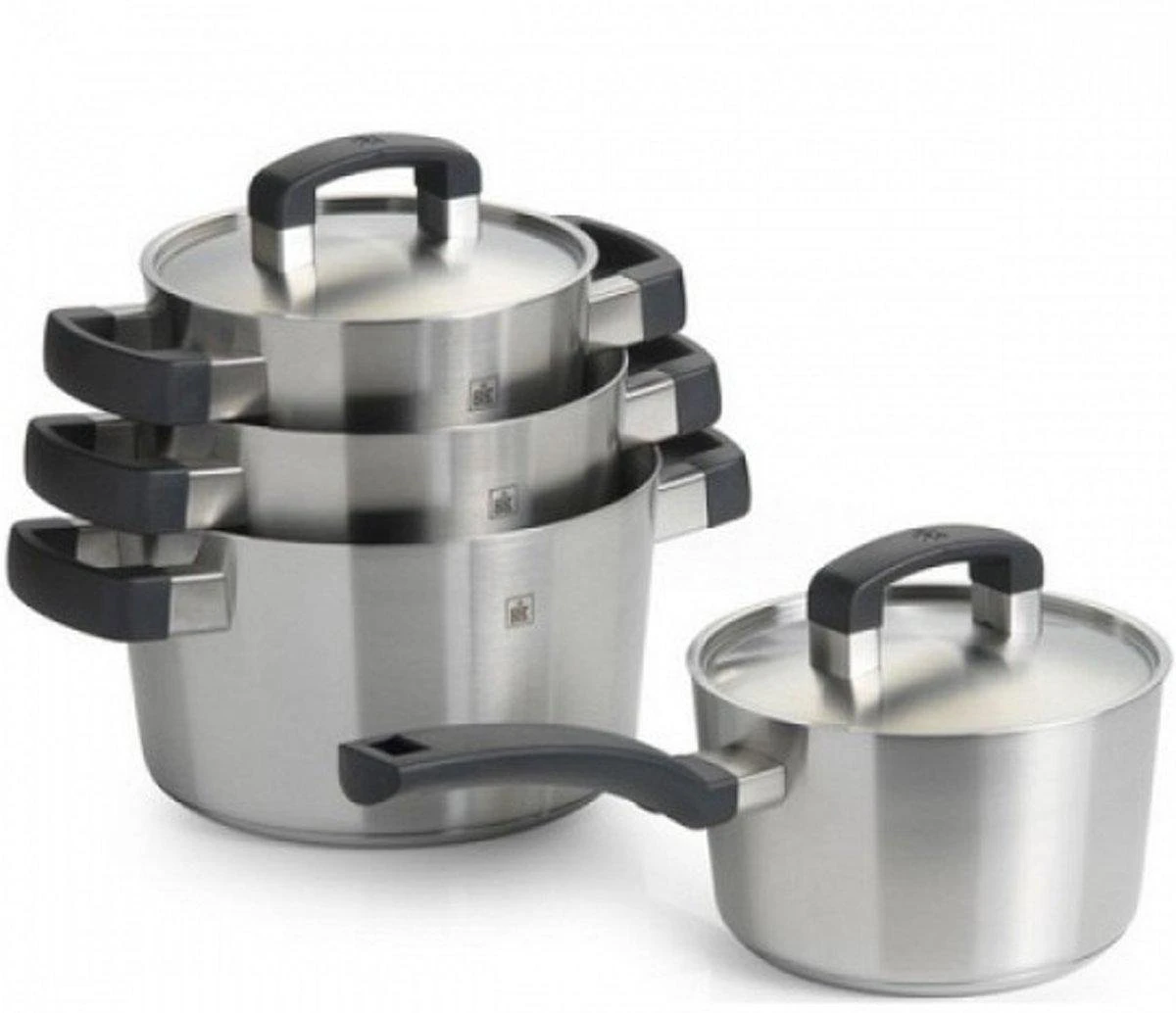 BK Conical Cool Pannenset - 4-delig - RVS – Geschikt Voor Alle Warmtebronnen 3 BK Conical Cool Pannenset - 4-delig - RVS – Geschikt Voor Alle Warmtebronnen