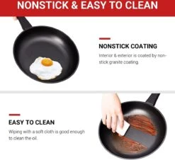 Royalty Line Inductie Panneset - 15-Delig Koekenpannenset - Kookpotten - Koekenpannen - Pannen Met Glazen Deksels En Afneembare Koudgrepen - Pannenset Met Dubbel Grillpan - Voor Alle Warmtebronne - Oven-Ready - PFAS-Vrij - Zwart -Pot Verkoopwinkel 1200x1098 4