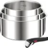 Tefal Ingenio Preference - Pannenset - Steelpannen Ø16cm + Ø18cm + Ø20cm + Handgreep -Pot Verkoopwinkel 1200x1105