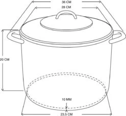 Deski Soeppan 10 Liter - 26 Cm Diameter - Met Glazen Deksel - RVS -Pot Verkoopwinkel 1200x1107 2