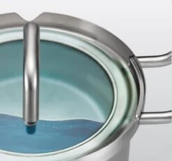 BK-Q-Linair Master Glas Kookpan 18 Cm - RVS - Glazen Deksel - Veilig Afgietsysteem - Inductie -Pot Verkoopwinkel 1200x1120