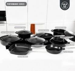 Westinghouse Performance Series - Steelpan Inductie 18cm - Zwart - Geschikt Voor Alle Warmtebronnen Inclusief Inductie En Ovenbestendig - Sauspan -Pot Verkoopwinkel 1200x1138 5