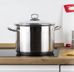 Haushalt Soeppan Met Glazen Deksel - 10 Liter- RVS -Pot Verkoopwinkel 1200x1165 4