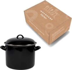 Orange85 Soeppan - Stamppot Pan - Inductie - Zwart - 8 Liter - Staal - Alle Warmtebronnen -Pot Verkoopwinkel 1200x1168 4