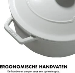 MOA Gietijzeren Braadpan - Inhoud 7,2 Liter - 30CM - Rond - Alle Warmtebronnen - Ook Voor Inductie - Gewicht 7,3 Kg - Wit - C30W 11 MOA Gietijzeren Braadpan - Inhoud 7,2 Liter - 30CM - Rond - Alle Warmtebronnen - Ook Voor Inductie - Gewicht 7,3 Kg - Wit - C30W -Pot Verkoopwinkel 1200x1181 13
