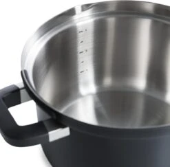 BK Flow Cool Black Glas Kookpannenset - 4-delig - Zwart - Glazen Deksel - Veilig Afgietsysteem - Inductie -Pot Verkoopwinkel 1200x1182