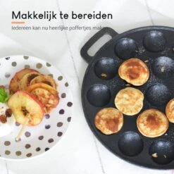 Ocina Poffertjespan Accessoires Set - Doseerfles - Poffertjes Spuitfles - 6x Poffertjes Vork - Kwast - Siliconen Kwast - Bakkwast - Gratis Poffertjes E-Book -Pot Verkoopwinkel 1200x1198 36