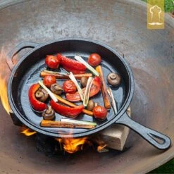 Chefarone Gietijzeren Pan - 2-in-1 Braadpan Inclusief Deksel - Geschikt Voor Alle Warmtebronnen -Pot Verkoopwinkel 1200x1200 1054