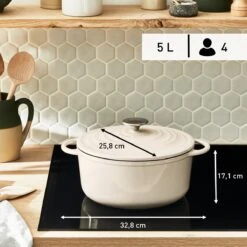 Tefal LOV Braadpan - 5L - Ø25 Cm - Beige -Pot Verkoopwinkel 1200x1200 1059