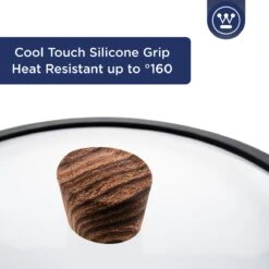 Westinghouse Hapjespan Inductie - Ø 28 Cm - Zwart Marmer Wood - Speciale Editie - Met Deksel - Geschikt Voor Alle Warmtebronnen -Pot Verkoopwinkel 1200x1200 1265