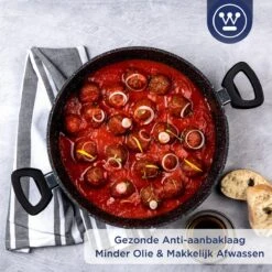 Westinghouse Hapjespan Inductie - Ø 28 Cm - Zwart Marmer - Met Deksel 17 Westinghouse Hapjespan Inductie - Ø 28 Cm - Zwart Marmer - Met Deksel -Pot Verkoopwinkel 1200x1200 1269