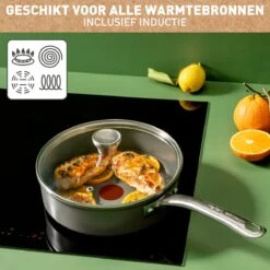 Tefal Renew+ Keramische Hapjespan - Ø 24 Cm - Met Deksel -Pot Verkoopwinkel 1200x1200 1280