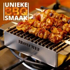 IRONCHEF Lavastenen Grill - Geschikt Voor Gasfornuis - Barbecue - BBQ - Grillplaat - Grilplaat - Bakplaat - Grillpan -Pot Verkoopwinkel 1200x1200 1319