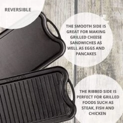 Nuovva Dubbelzijdig Gietijzeren Grillplaat - 50cm X 26cm -Pot Verkoopwinkel 1200x1200 1323