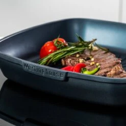 Westinghouse Performance Series - Grillpan Inductie 28cm - Luxe Grillpan - Blauw - Steakpan - Geschikt Voor Alle Warmtebronnen Inclusief Inductie En Ovenbestendig -Pot Verkoopwinkel 1200x1200 1373