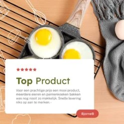 Merkloos Pancake Pan - Omeletpan - Eierpan - Anti Aanbaklaag - PFAS Vrij - Pancake Maker - Geschikt Voor Alle Warmtebronnen - Inductie Pannen -Pot Verkoopwinkel 1200x1200 1432