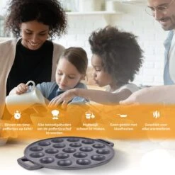 CuisiNoon® Poffertjespan Premium - Complete Poffertjesmaker Set - Inclusief Bakboek -Pot Verkoopwinkel 1200x1200 1480