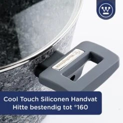 Westinghouse Kookpan/Braadpan Inductie - Ø 28 Cm - Grijs Graniet - Met Deksel - PFOA Vrij -Pot Verkoopwinkel 1200x1200 151