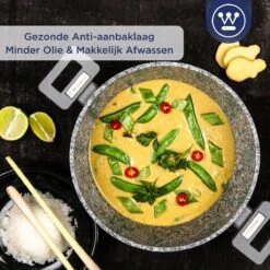 Westinghouse Kookpan/Braadpan Inductie - Ø 28 Cm - Grijs Graniet - Met Deksel - PFOA Vrij -Pot Verkoopwinkel 1200x1200 153