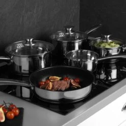 Russell Hobbs Pannenset - Vaatwasserbestendig - 5-delige Set - Alle Warmtebronnen Ook Inductie - Steelpannen Met Deksel En Schenktuit -Pot Verkoopwinkel 1200x1200 1602