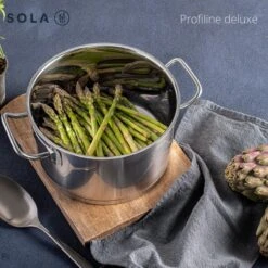 Sola Steelpan Profiline Deluxe - Ø 16 Cm - Zilver - RVS - Sandwichbodem -Pot Verkoopwinkel 1200x1200 1656