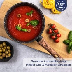 Westinghouse Steelpan Inductie - Ø 20 Cm - Zwart Marmer - Speciale Editie -Pot Verkoopwinkel 1200x1200 1685