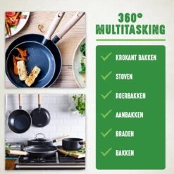 GreenChef Vintage Steelpan 16cm/1.6L - Zwart - Inductie - PFAS-vrij -Pot Verkoopwinkel 1200x1200 1688