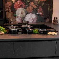 Herenthal Inductie Pannenset - Luxe 10-delige Koekenpanset - Voor Alle Warmtebronnen - Met Glazen Deksels En Koudgrepen - Zwart -Pot Verkoopwinkel 1200x1200 203