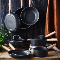 GreenChef Vintage Wokpan 28cm/3.7L - Zwart - Inductie - PFAS-vrij -Pot Verkoopwinkel 1200x1200 212