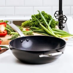 GreenPan Copenhagen Wok Met Extra Handvat 30cm/4.8L -Pot Verkoopwinkel 1200x1200 257