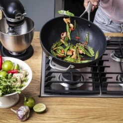 KitchenAid Hard Geanodiseerd Aluminium Wok ø30cm - Zwart - Inductie - Anti-aanbak -Pot Verkoopwinkel 1200x1200 305