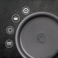 Rosmarino Black Line - Wokpan - Ø30cm - 100% PFAS & PFOA Vrij - Gegoten Aluminium - Non-stick Minerale Coating - Ergonomische Handgreep - Geschikt Voor Alle Warmtebronnen & Vaatwasser -Pot Verkoopwinkel 1200x1200 353