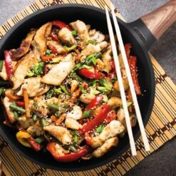 Rosmarino Black Line - Wokpan - Ø30cm - 100% PFAS & PFOA Vrij - Gegoten Aluminium - Non-stick Minerale Coating - Ergonomische Handgreep - Geschikt Voor Alle Warmtebronnen & Vaatwasser -Pot Verkoopwinkel 1200x1200 355