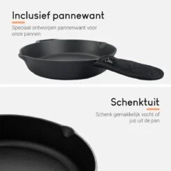 Ocina Gietijzeren Pan – ø30,5cm - Skillet - Koekenpan – Hapjespan – Koekenpan Inductie – Koekenpannenset - Gietijzeren Pan Bbq - Gietijzer -Pot Verkoopwinkel 1200x1200 405