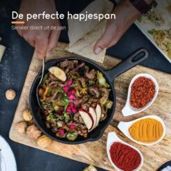 Ocina Gietijzeren Pan – ø30,5cm - Skillet - Koekenpan – Hapjespan – Koekenpan Inductie – Koekenpannenset - Gietijzeren Pan Bbq - Gietijzer -Pot Verkoopwinkel 1200x1200 409