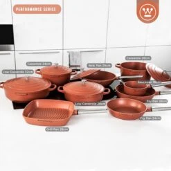 Westinghouse Performance Series - Koekenpan Inductie 28cm - Oven Geschikt - Rood - Geschikt Voor Alle Warmtebronnen -Pot Verkoopwinkel 1200x1200 428