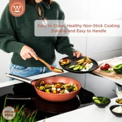 Westinghouse Performance Series - Koekenpan Inductie 28cm - Oven Geschikt - Rood - Geschikt Voor Alle Warmtebronnen -Pot Verkoopwinkel 1200x1200 429