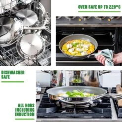 GreenChef Profile Plus Koekenpan 24cm - Zilverkleurig - Inductie - PFAS-vrij -Pot Verkoopwinkel 1200x1200 555