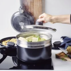 GreenPan Memphis Pannenset - 20-delig - Zwart - Inductie - PFAS-vrij 15 GreenPan Memphis Pannenset - 20-delig - Zwart - Inductie - PFAS-vrij -Pot Verkoopwinkel 1200x1200 63